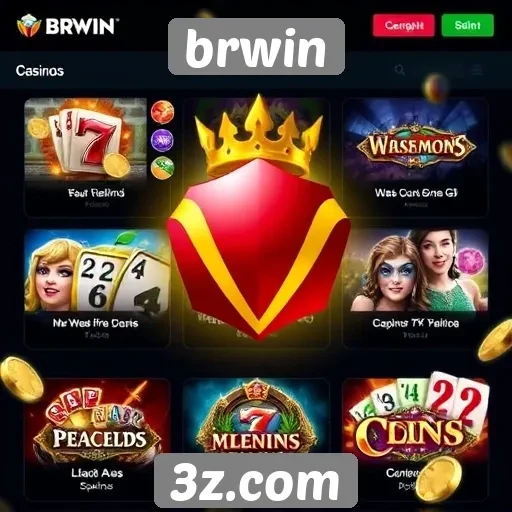 Exploração das funcionalidades do site de jogos brwin